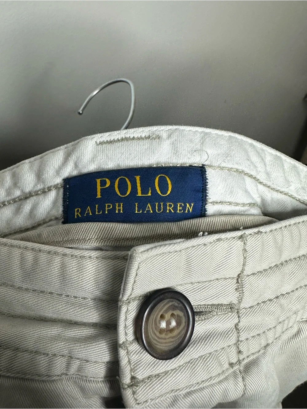 Polo Ralph Lauren Classic Cargo Shorts Men’s Size 35 Light Khaki Beige Utility